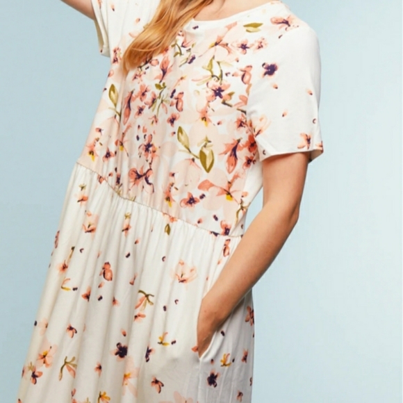 Floral Print Ivory Maxi Dress NWT S, M, L, XL - Picture 5 of 5